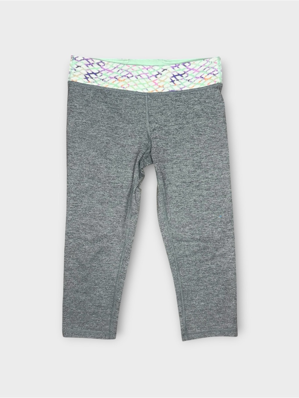 Ivivva By Lululemon Cropped Gray Leggings